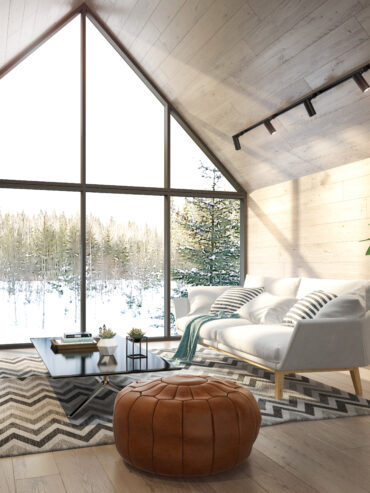 Salon con decoraciñon interior original